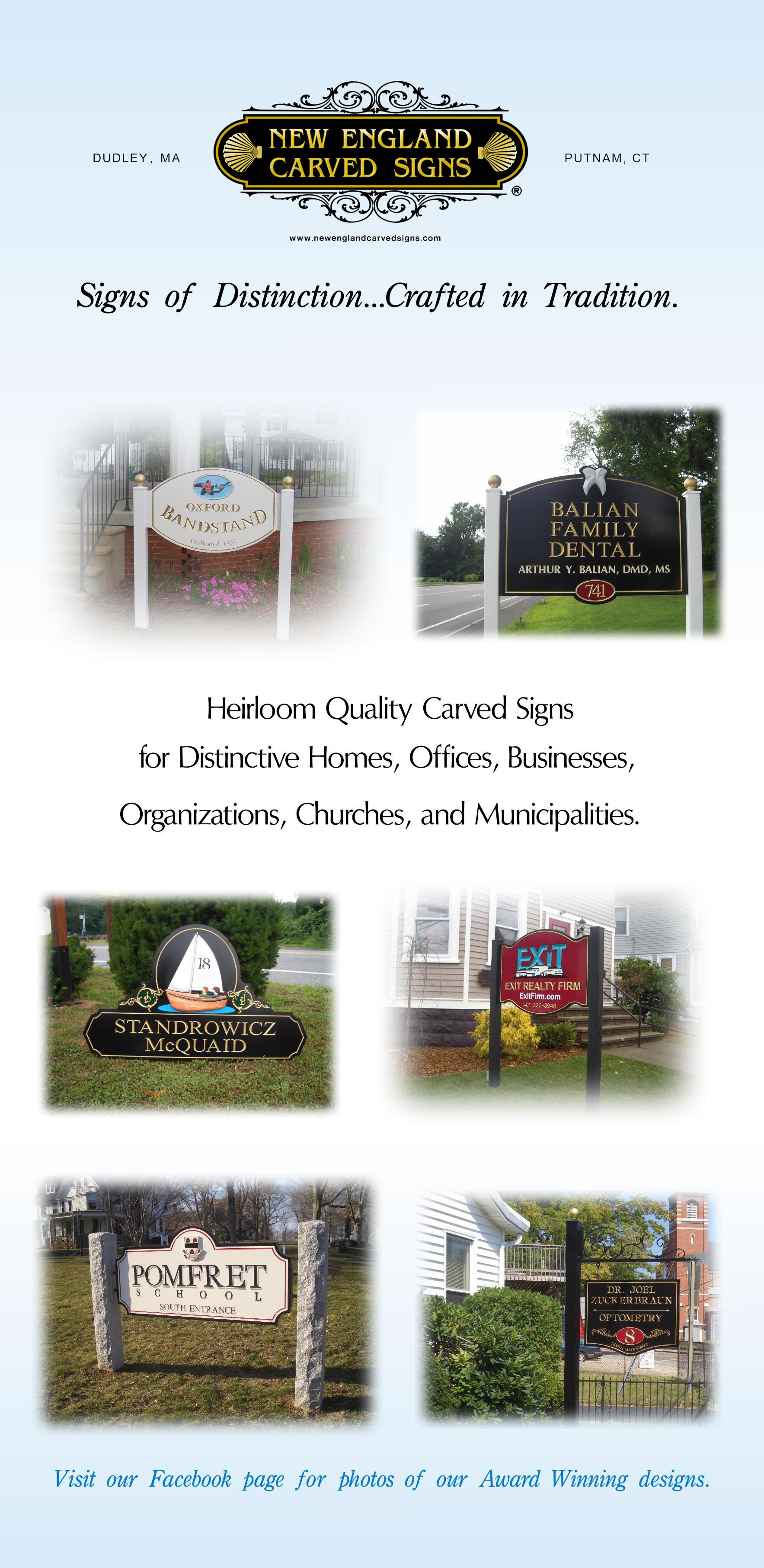 N.E. Carved Signs CT/MA/RI SIGN DESIGNERS, FABRICATORS & INSTALLERS