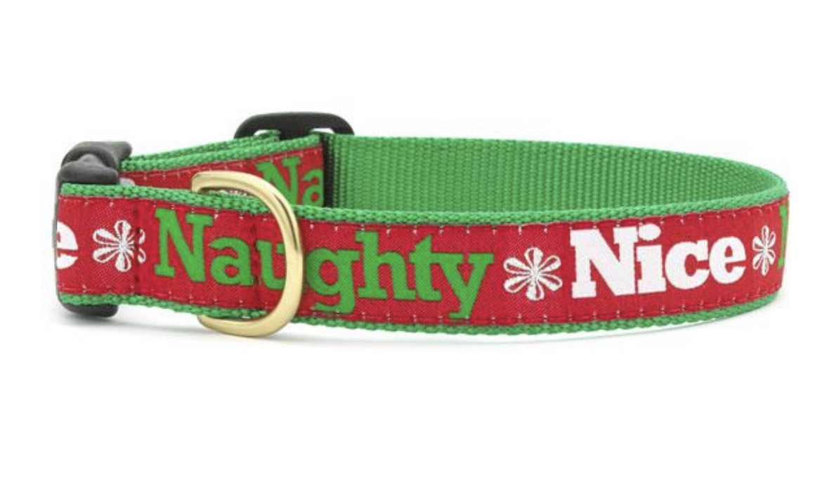 Cat Collar Naughty and Nice Gussied Up Pet Boutique
