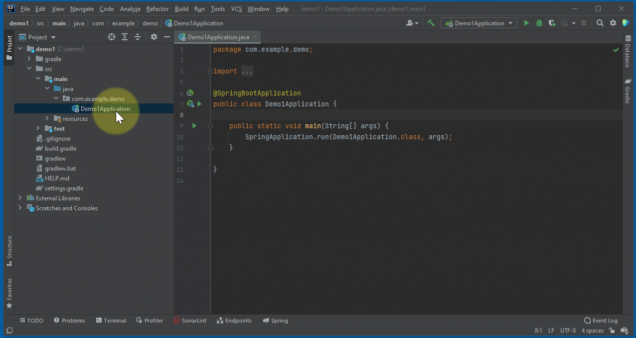 Como crear un Proyecto de Spring Boot con Intellij Home