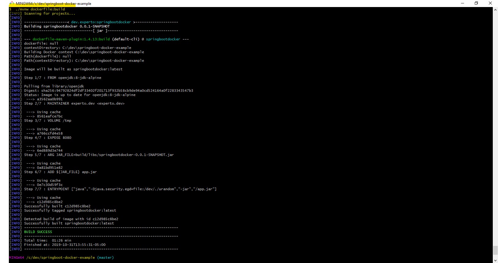 How to create a microservice with Spring Boot and Docker Home
