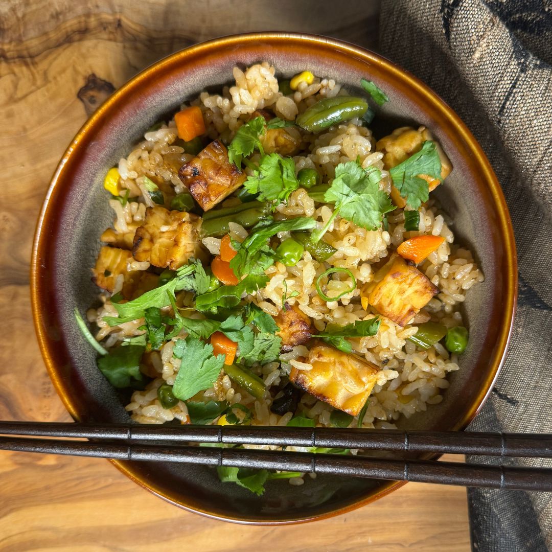Tempeh Fried Rice (Vegan) Gut Haven