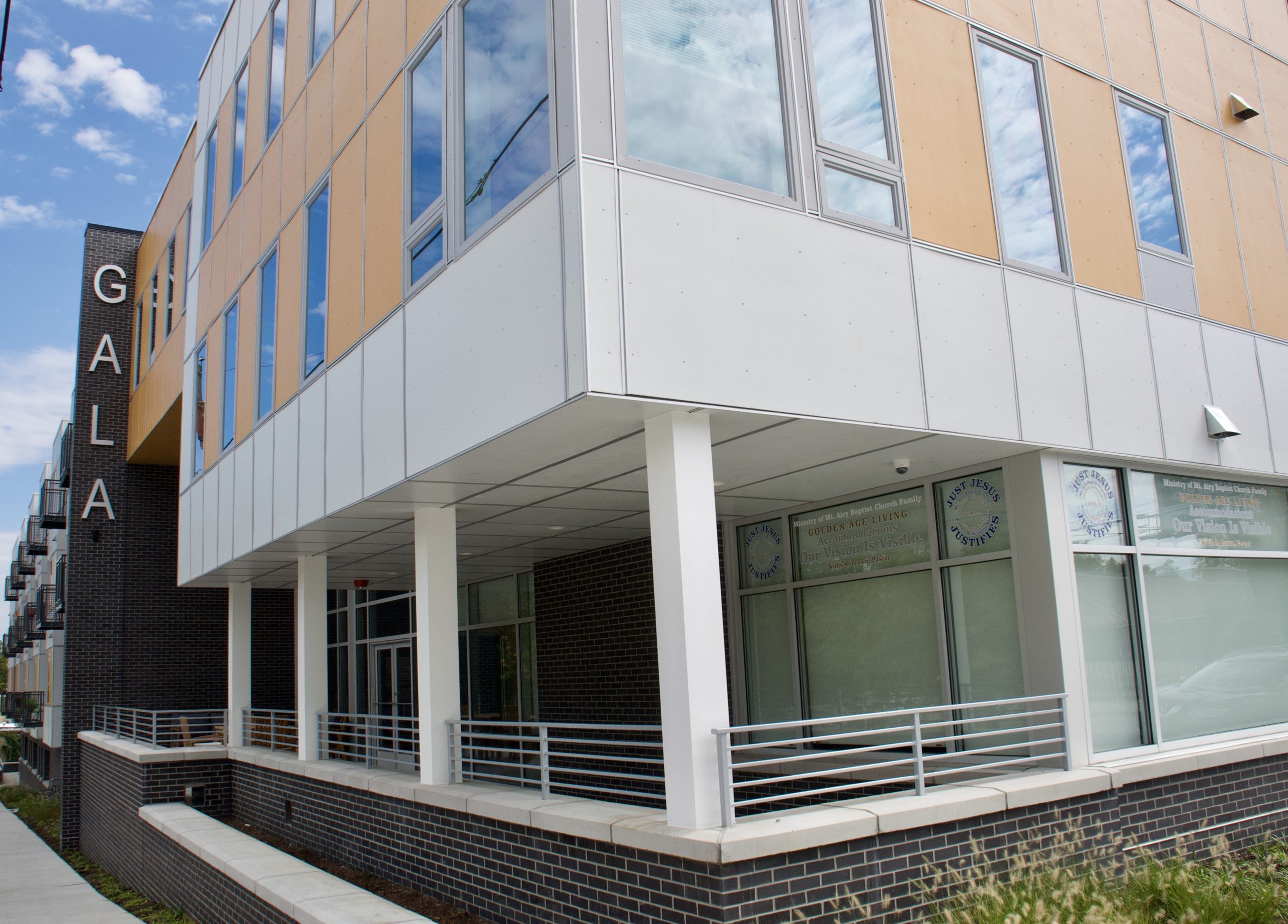 Gala Senior Apartments Guthrie Glass