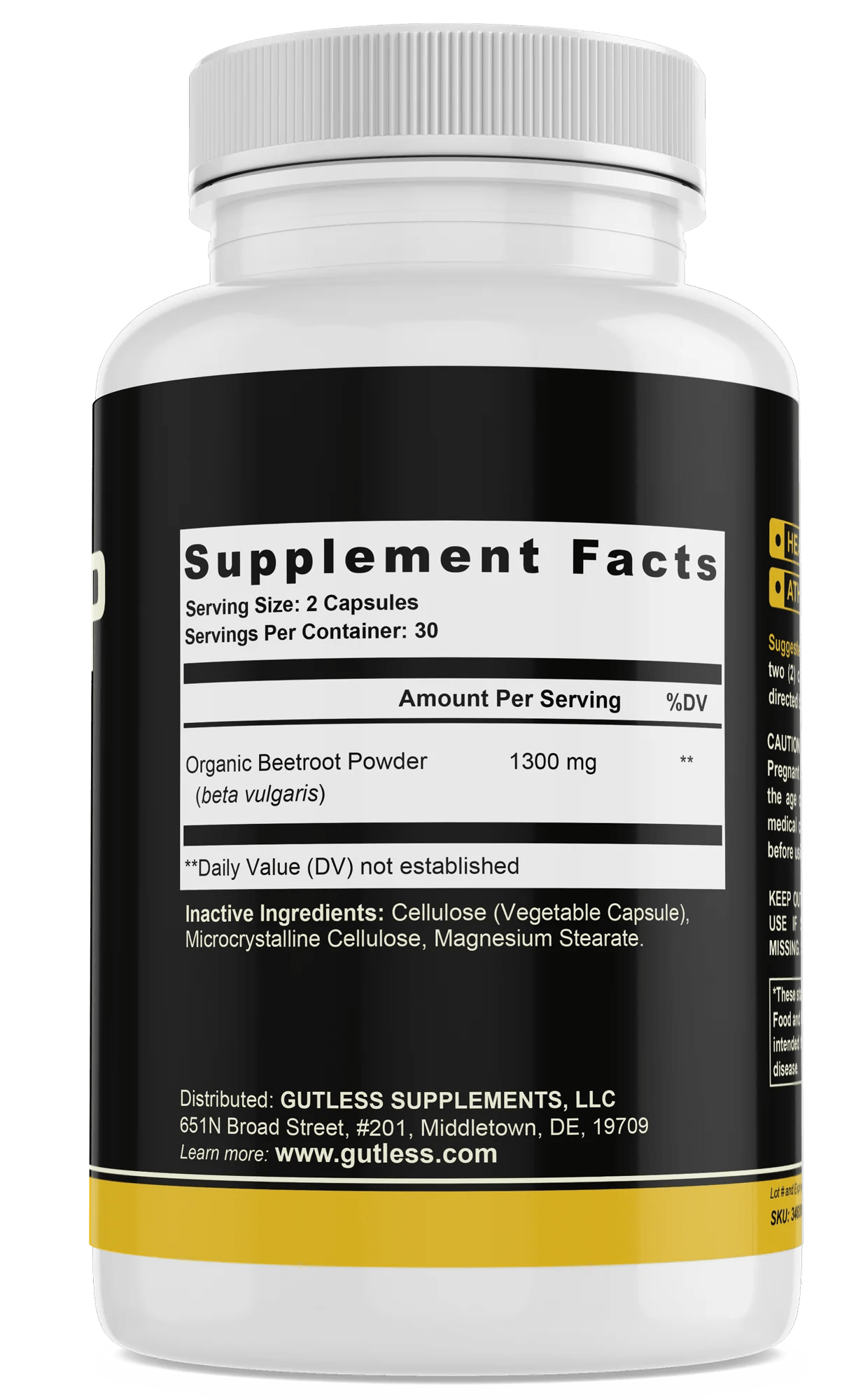 BEET PUMP (PreWorkout No Caffeine) GUTLESS GEAR