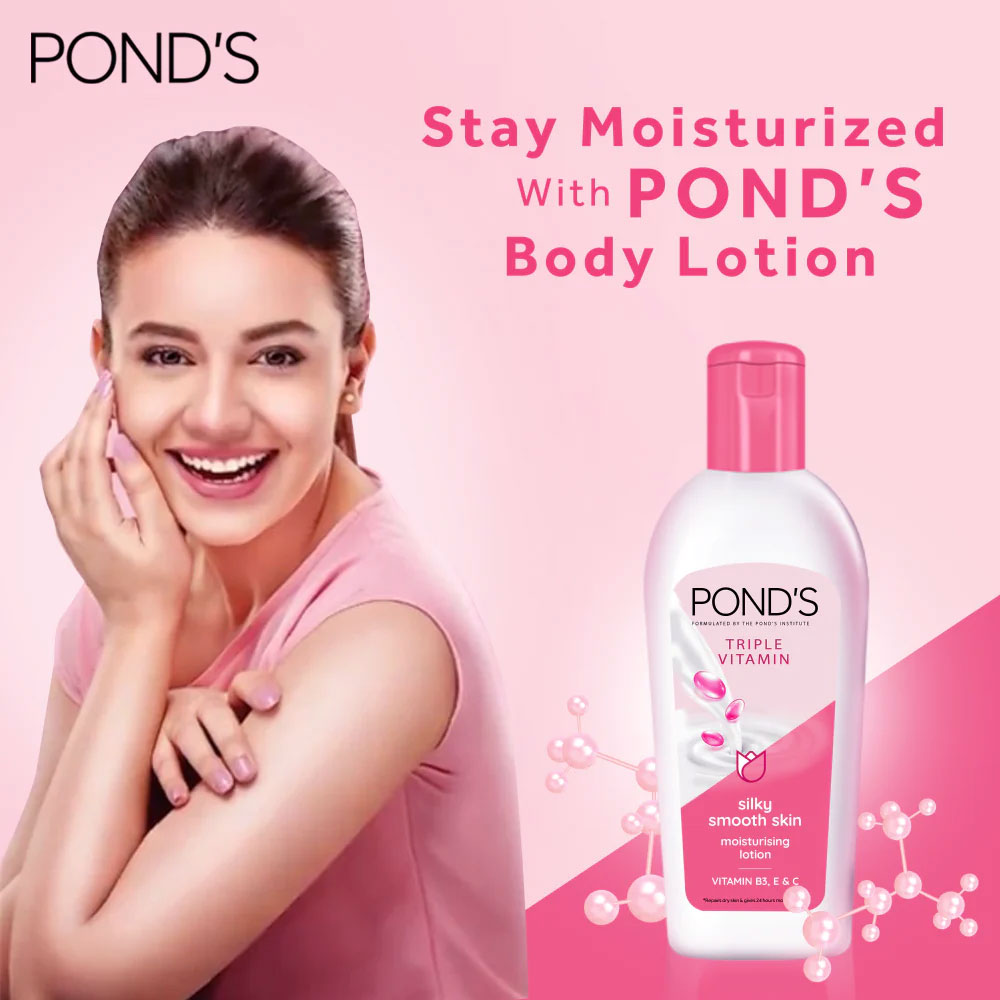 Ponds Lotion Silky Smooth Skin 100ml GutsPK