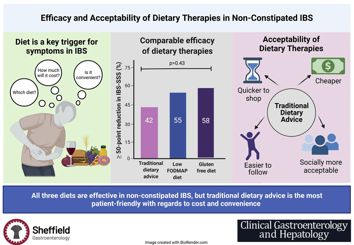 Which Diet is Best for Irritable Bowel Syndrome? A Randomized Trial