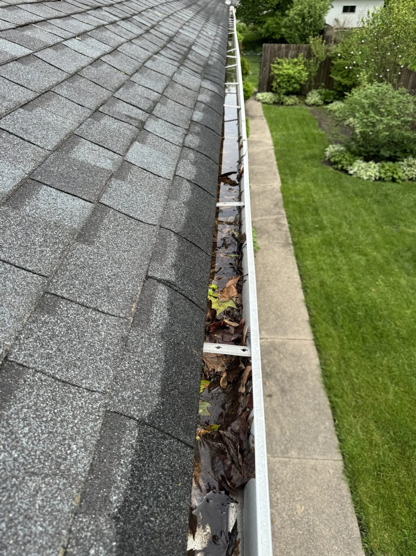 Clogged Downspouts Service cleaning clogged downspouts IL