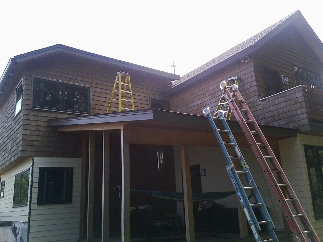 Gutter Pro Enterprises SnapLock Seamless Aluminum Gutter Installed in