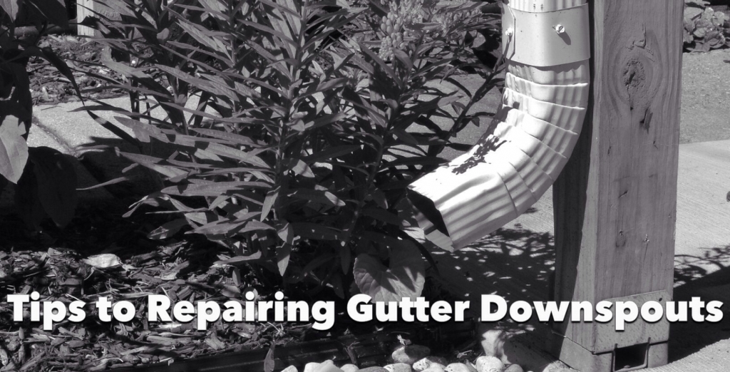 How to Repair Gutter Downspouts