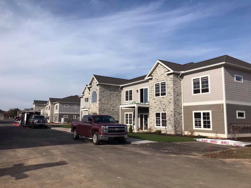 Delta Luxury Apartments Seamless Gutters in Rome, NY Gutter Tech