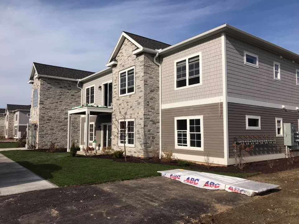 Delta Luxury Apartments Seamless Gutters in Rome, NY Gutter Tech