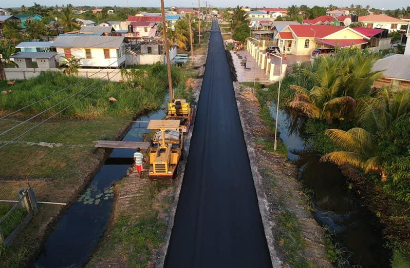 Essequibo residents grateful for road upgrades Guyana Chronicle