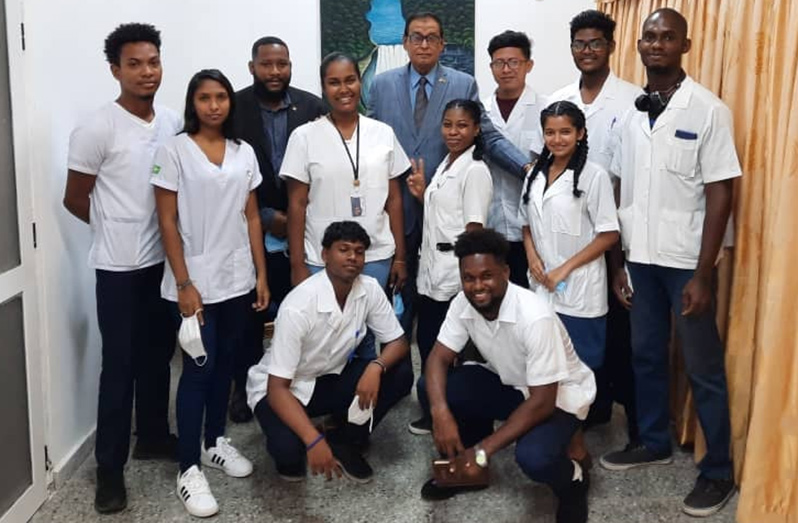 Guyanese students in Cuba share concerns with Ambassador Majeed