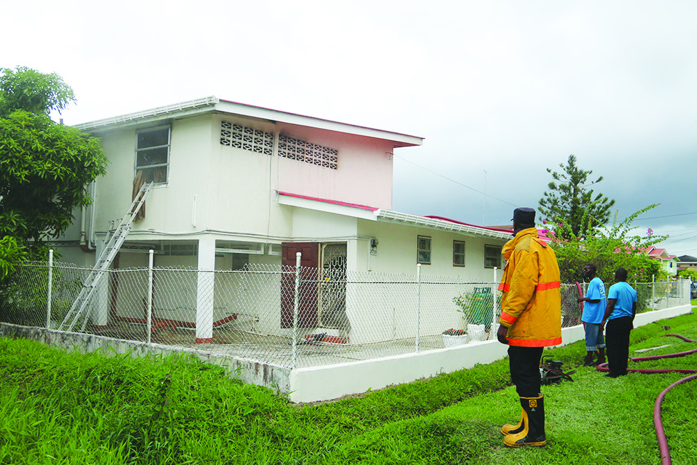 Upper flat of Republic Park house gutted by fire Guyana Times