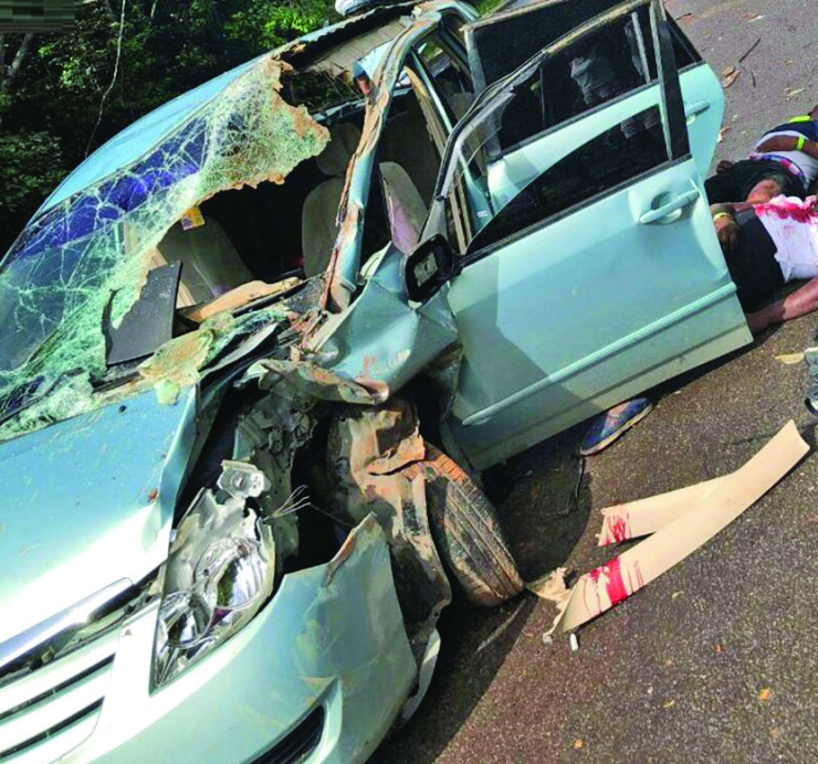 Cop, former athlete die in Linden Highway accident Guyana Times