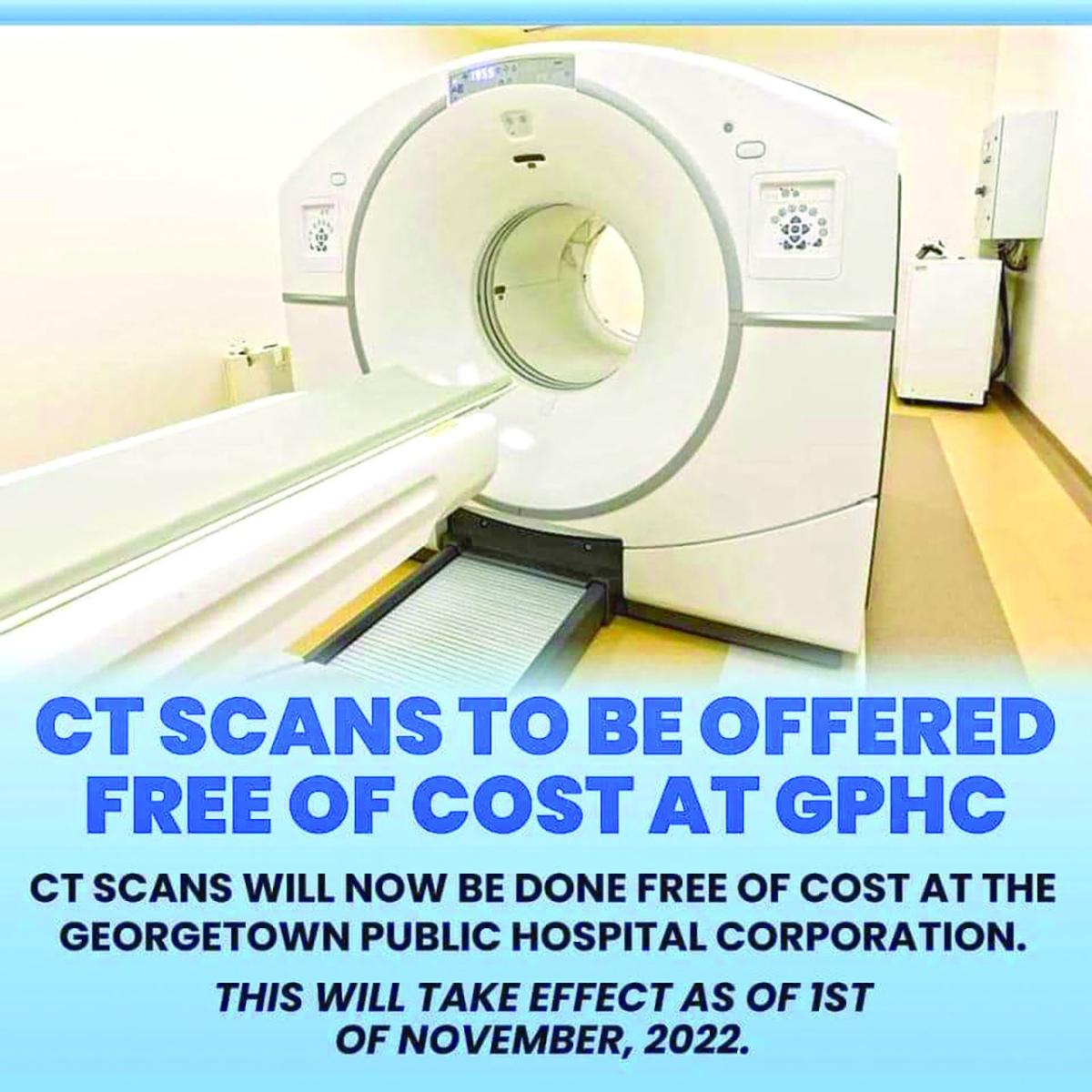 GPHC now offering free CT scanning Guyana Times