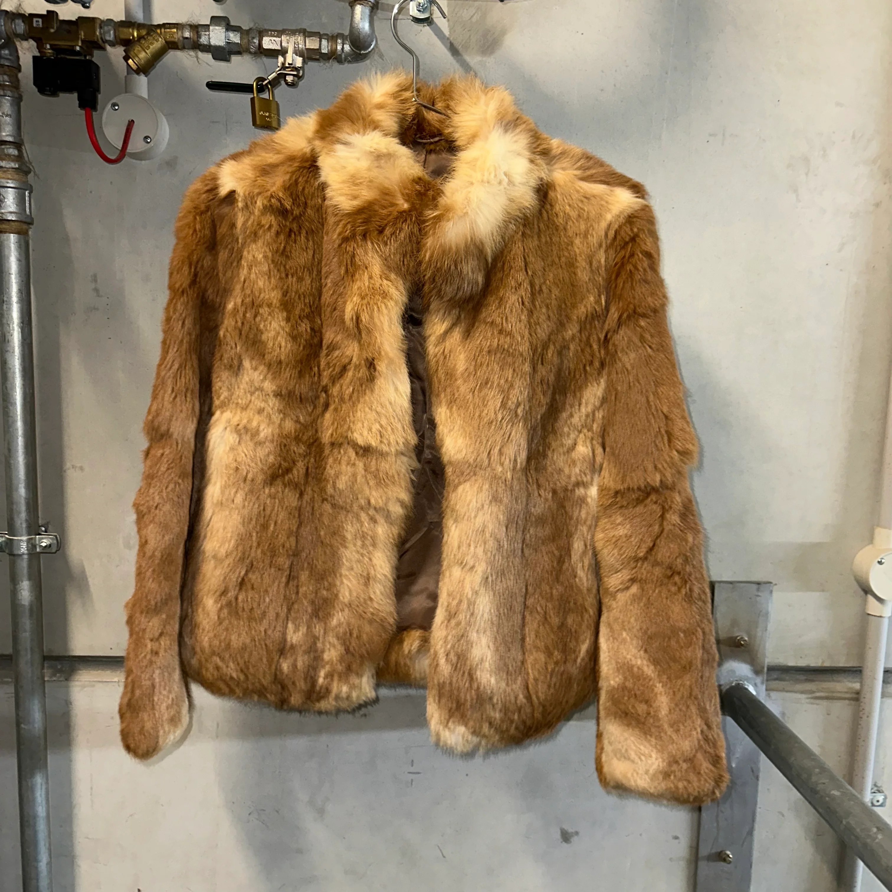 Vintage Real Fur Coat Guzzi Archive