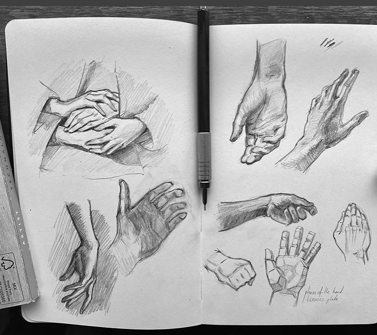 Drawing Hands, a 10Day Challenge! GVAAT'S