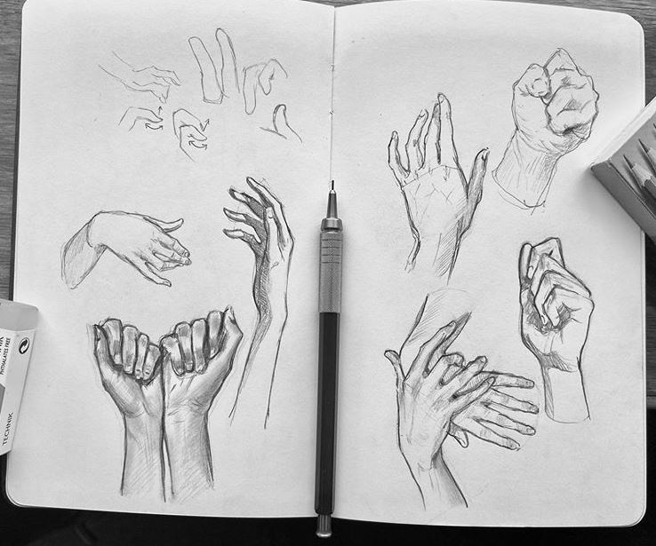 Drawing Hands, a 10Day Challenge! GVAAT'S