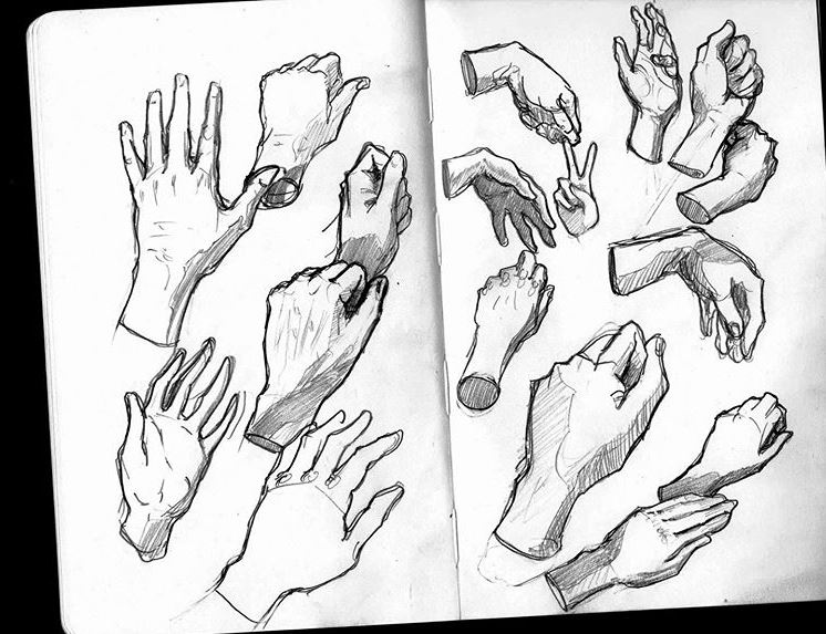 Drawing Hands, a 10Day Challenge! GVAAT'S