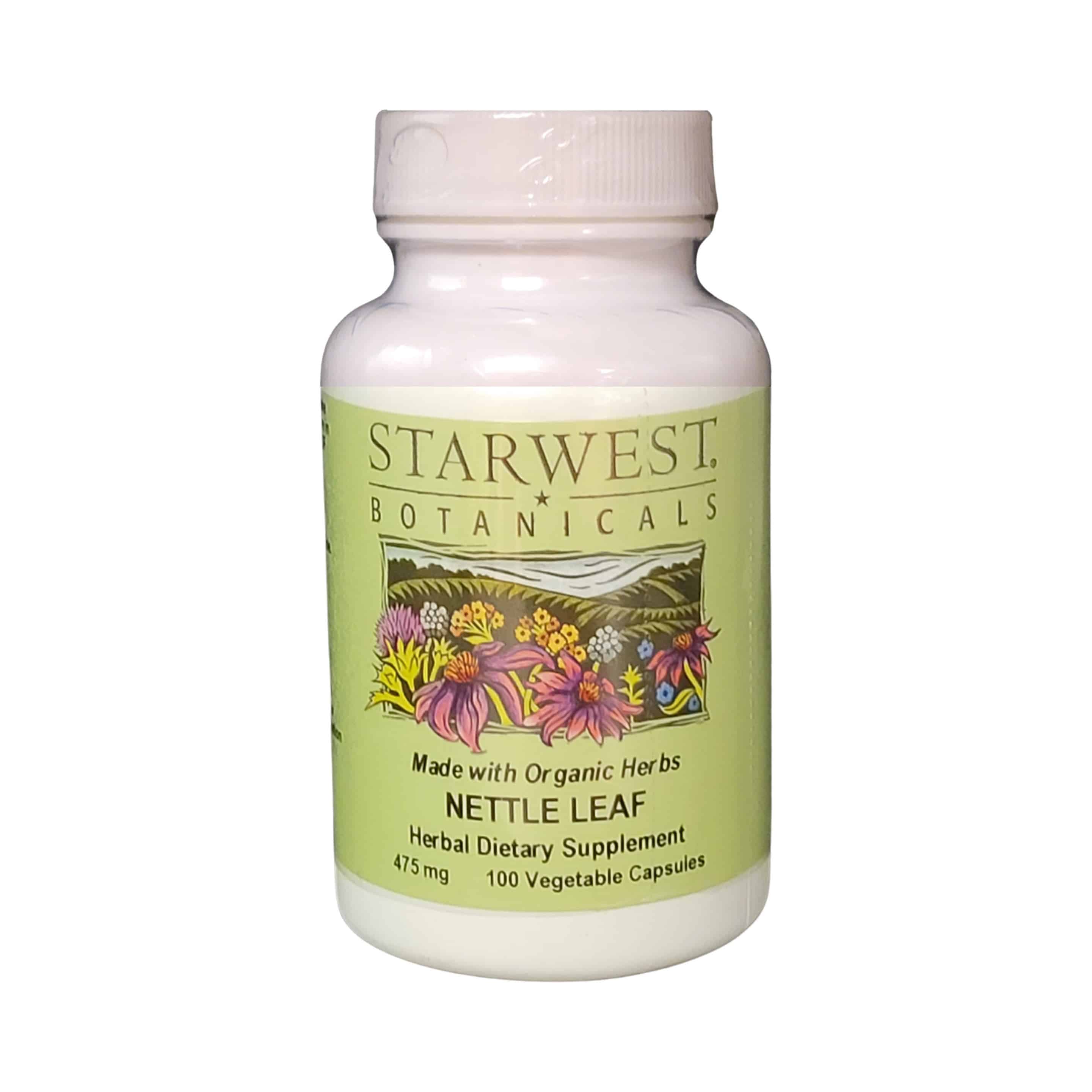 Nettle Leaf Capsules Starwest Botanicals Good Vibrations Apothecary
