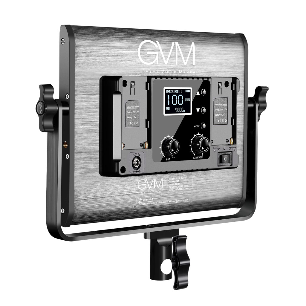 GVM-1000D 45W High Beam Bi-Color & High Power RGB Video Lighting - GVM