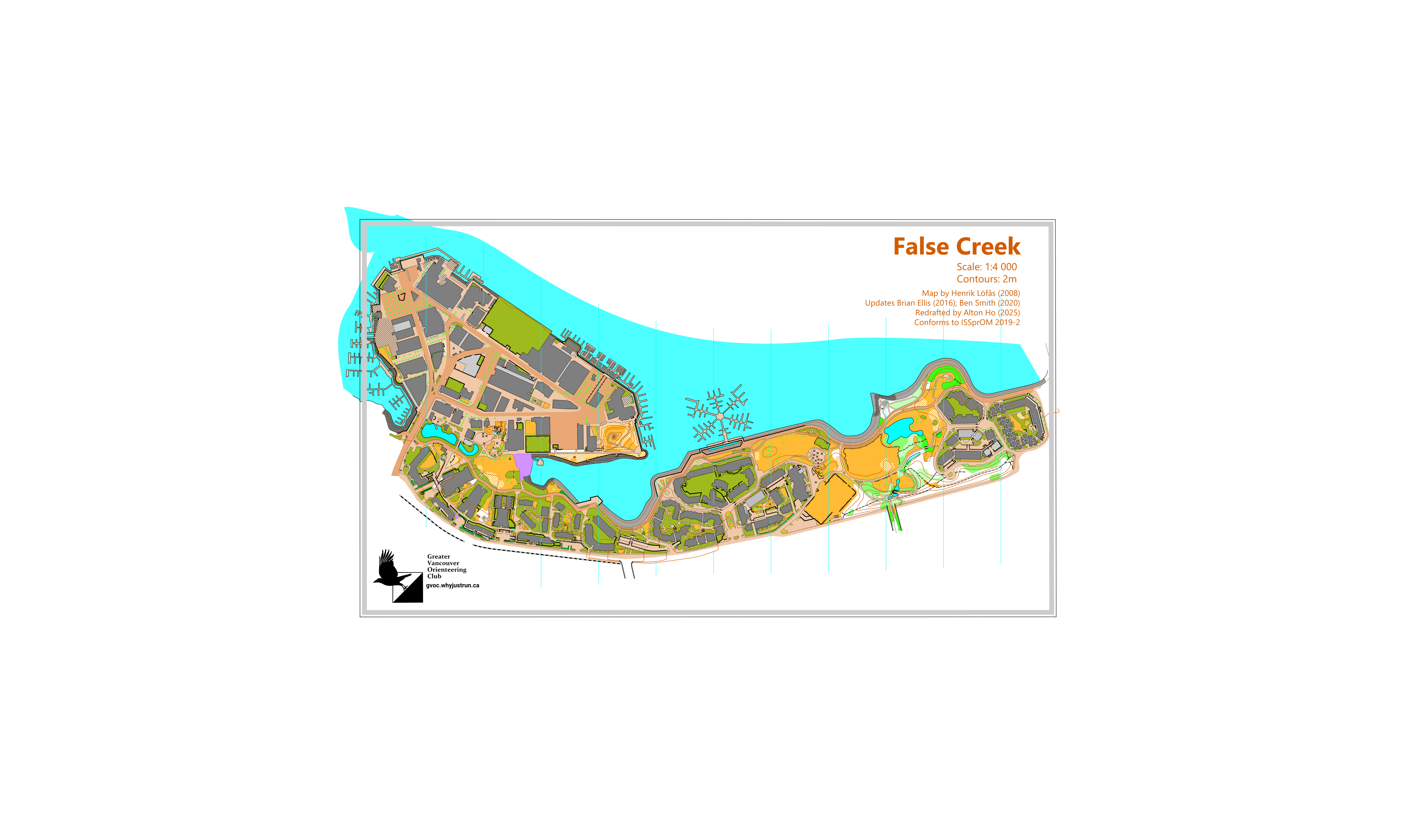 False Creek Vancouver Map False Creek Map Information