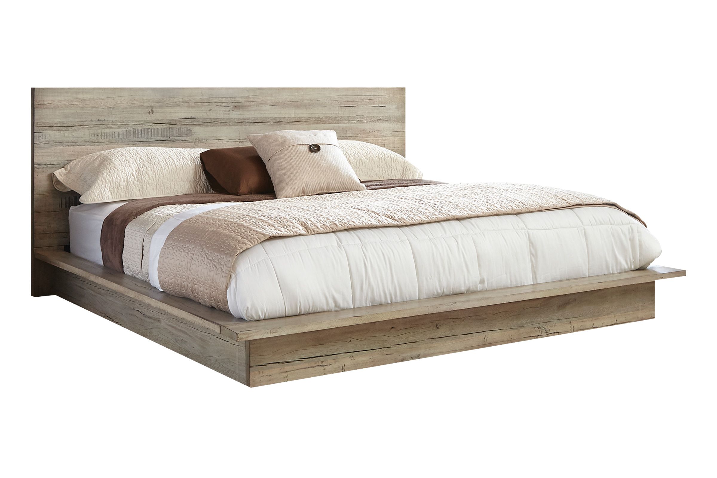 Reclaimed Wood King Bed Frame
