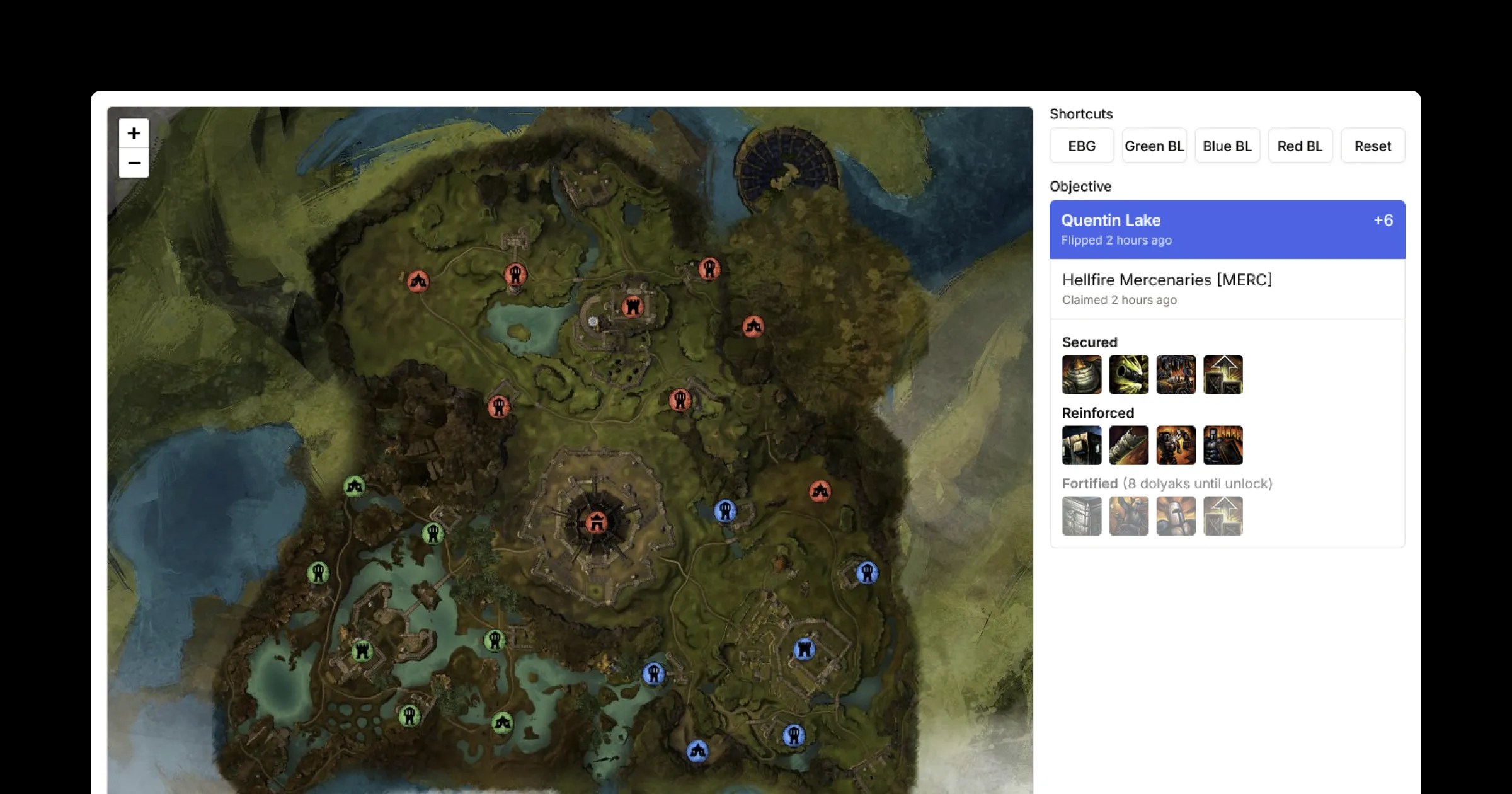 Bava Nisos Live World vs. World Map GW2 Ninja(05)