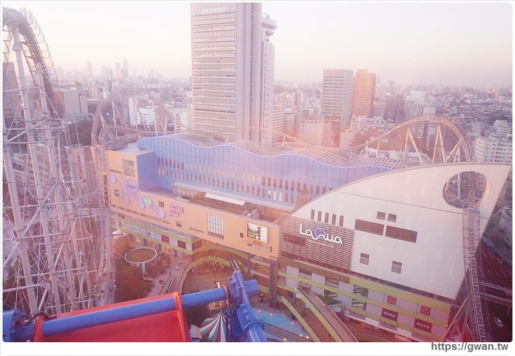 [日本旅遊●東京] 東京巨蛋城遊樂園 -- 東京都心的遊樂園 | 免費入場、不分晝夜都好玩