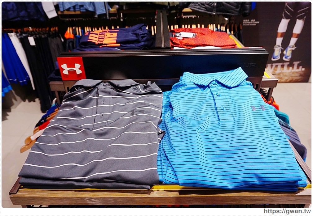 [台北運動用品特賣] UNDER ARMOUR -- 內湖禮客Outlet限時特惠，最低只要499 | 三件再9折、五件再8折