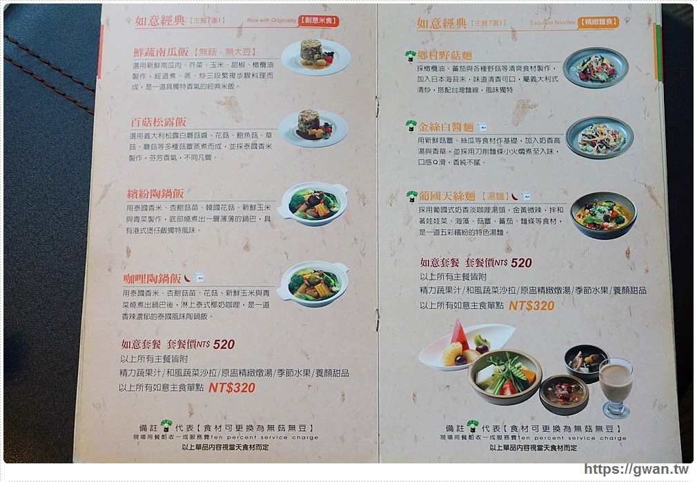 寬心園精緻蔬食料理菜單 2018 | 台中素食餐廳推薦