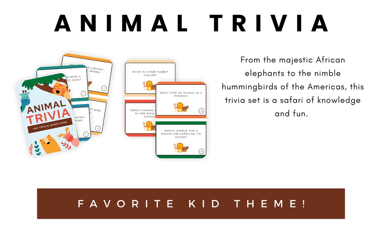 Printable Trivia Game Cards - Gwen's Creative Printables