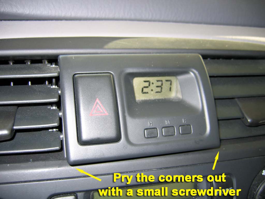 01 Accord Clock Bulb Replacement