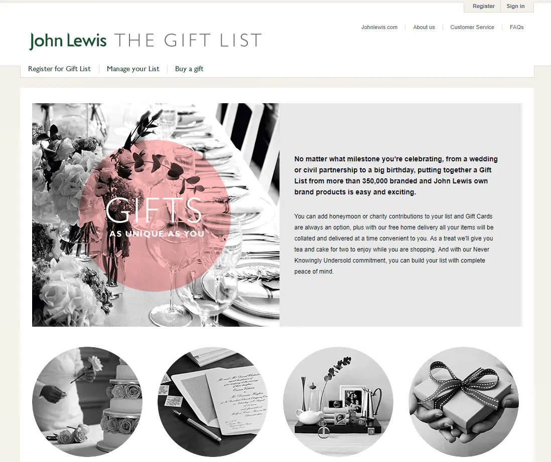 10 sites For Wedding Gift List The Good  Guide