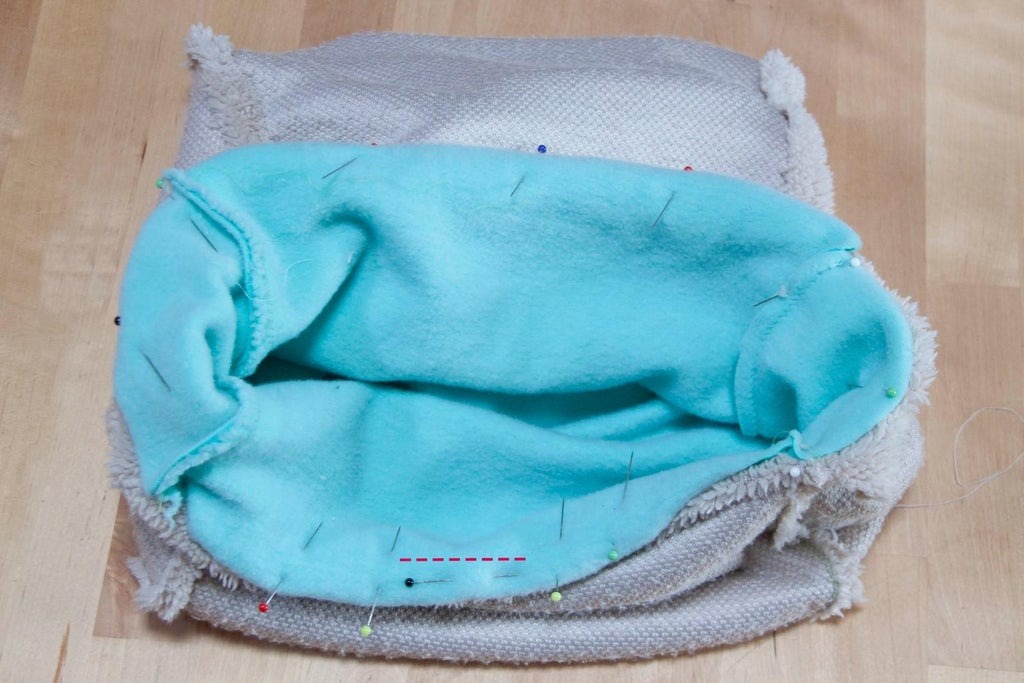 DIY Feet Warmer with a Pocket for a Heat Pad Keep Your Feet Cozy All