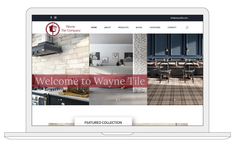 Wayne Tile Company Manufacturing Company Advertising GWP Inc.