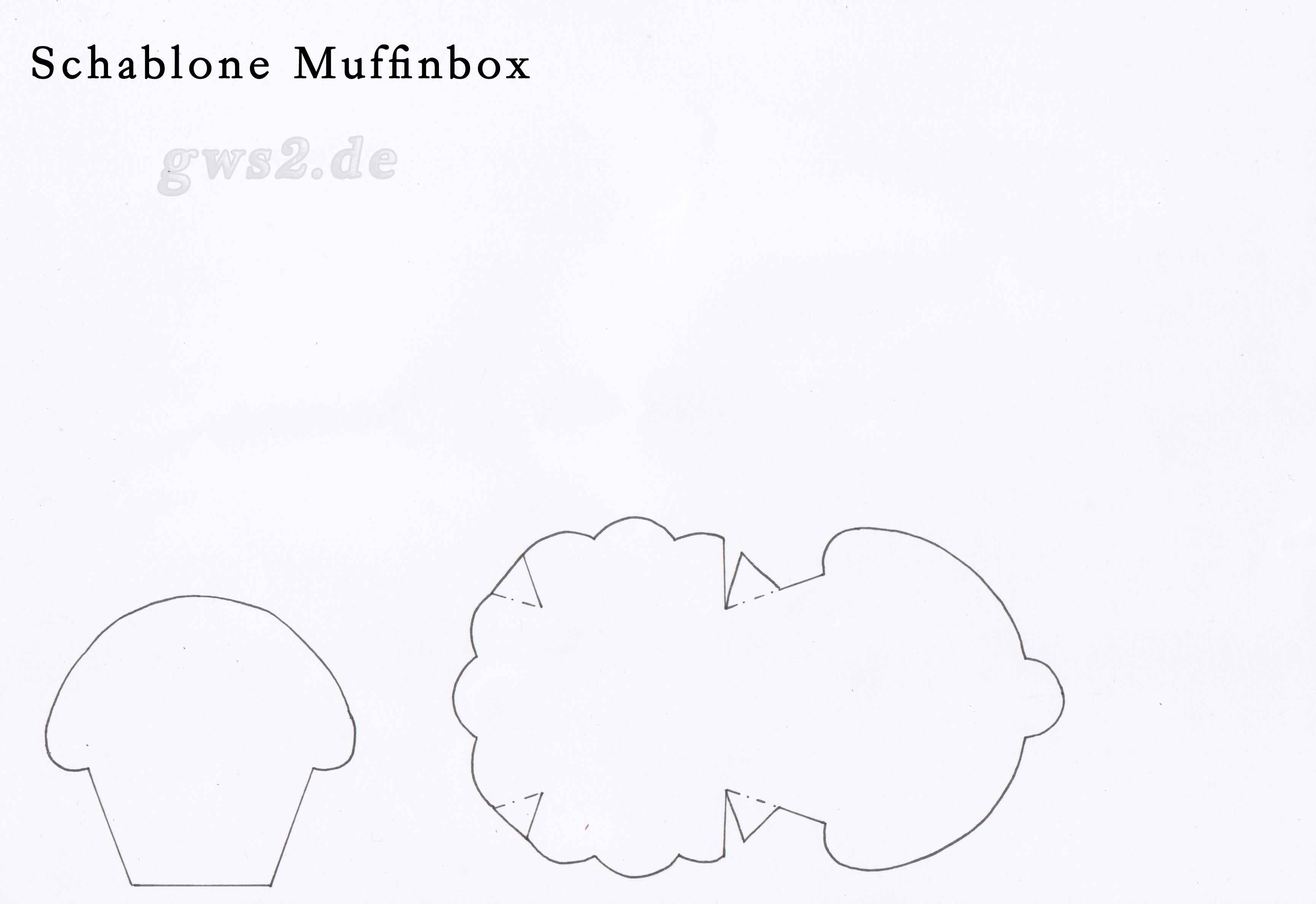 Muffin Box Basteln dansenfeesten