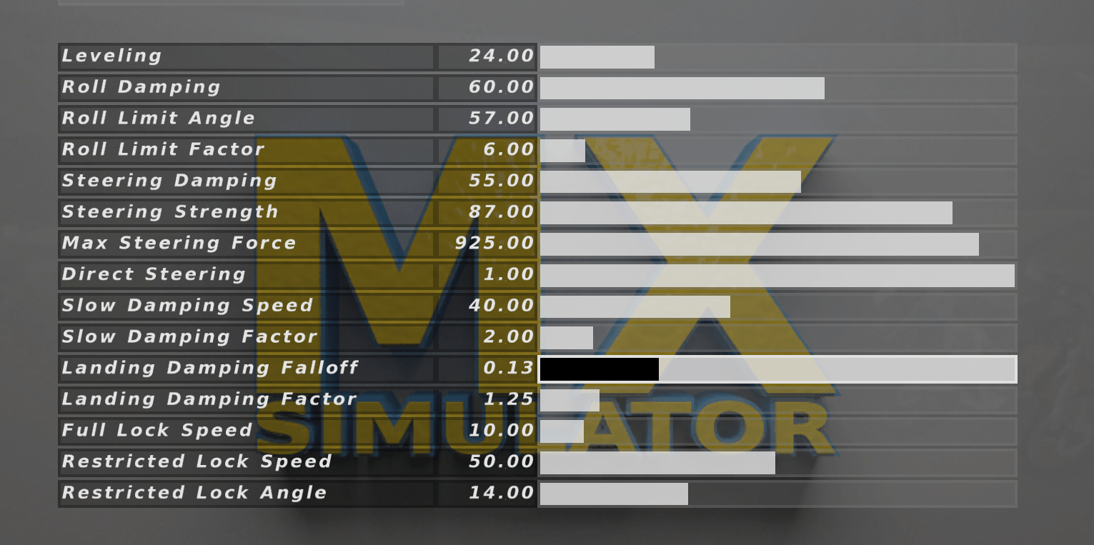 Best bike setup in advanced settings? MX Simulator