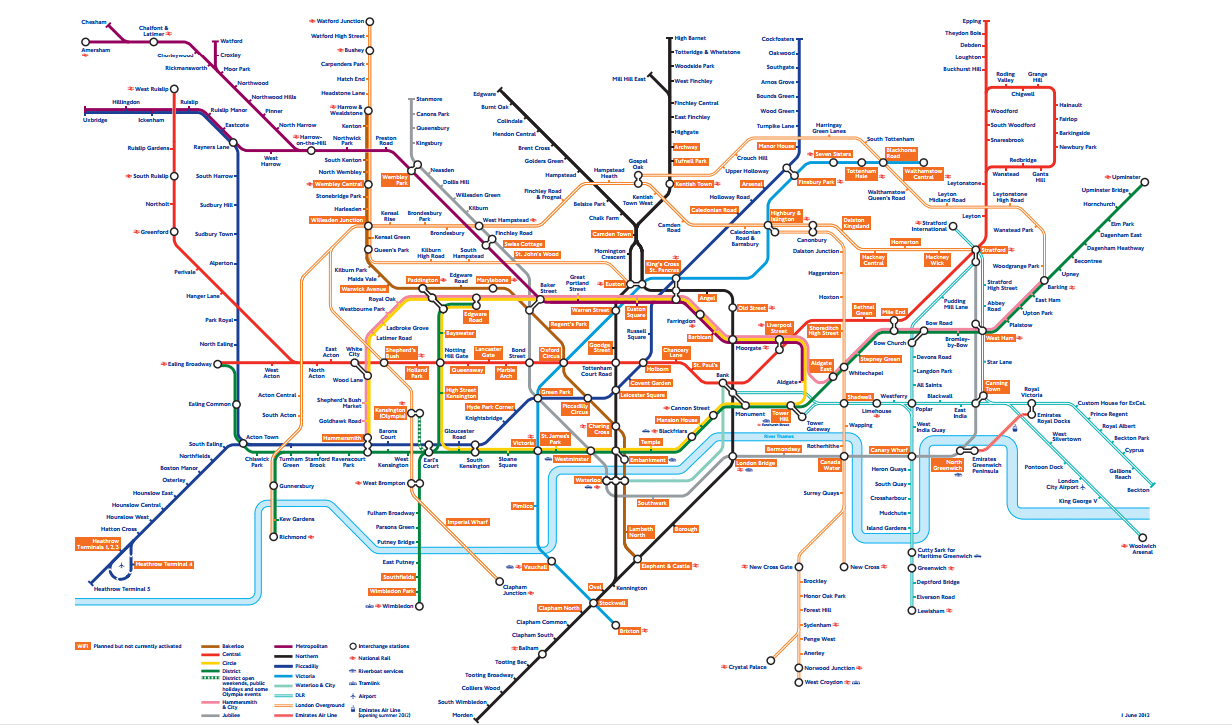 London Underground Users First Stations Named For London Underground