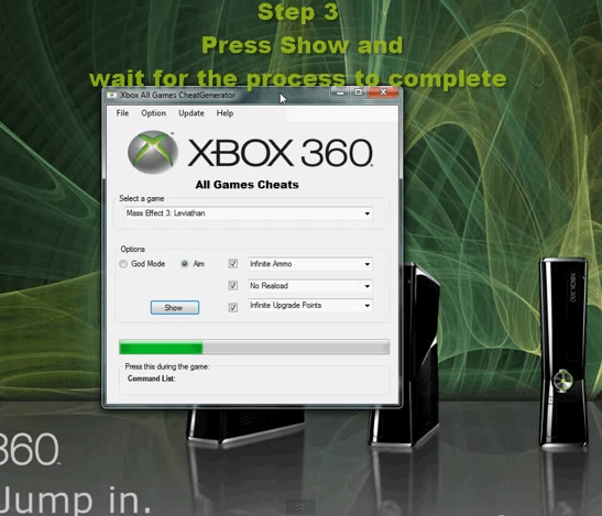 Xbox Cheat Codes Hack