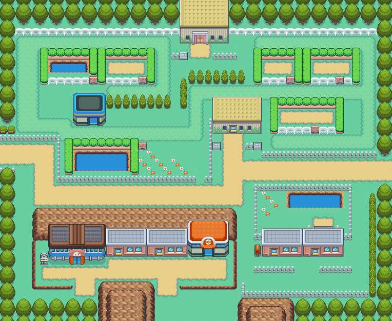 Modifier le sol de Parmanie et de Lavanville Pokemon Fire Red USA