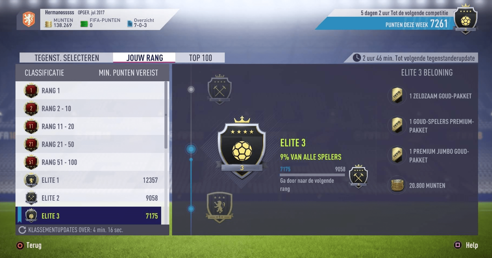 How Many Points Is Rank 1 Fifa 21