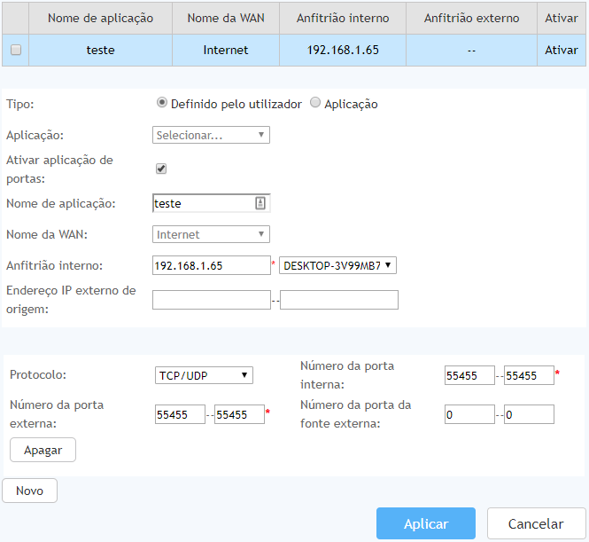 Port forwarding no smart router (HG8247Q) Forum Vodafone