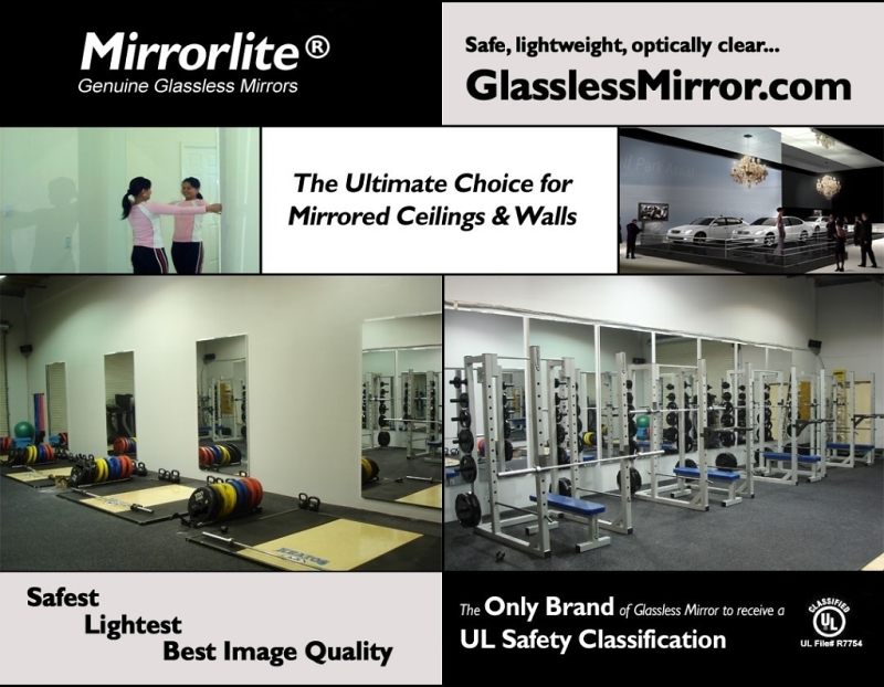 Mirrorlite Glassless Mirrors, Shatterproof Mirrors, Mylar Mirrors and