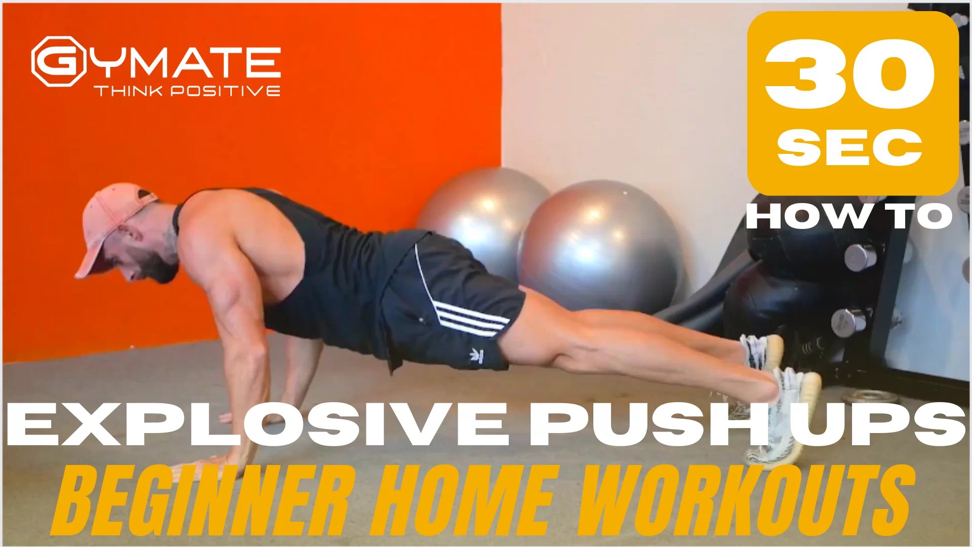 Explosive push ups how to guide for beginners at home Gymate