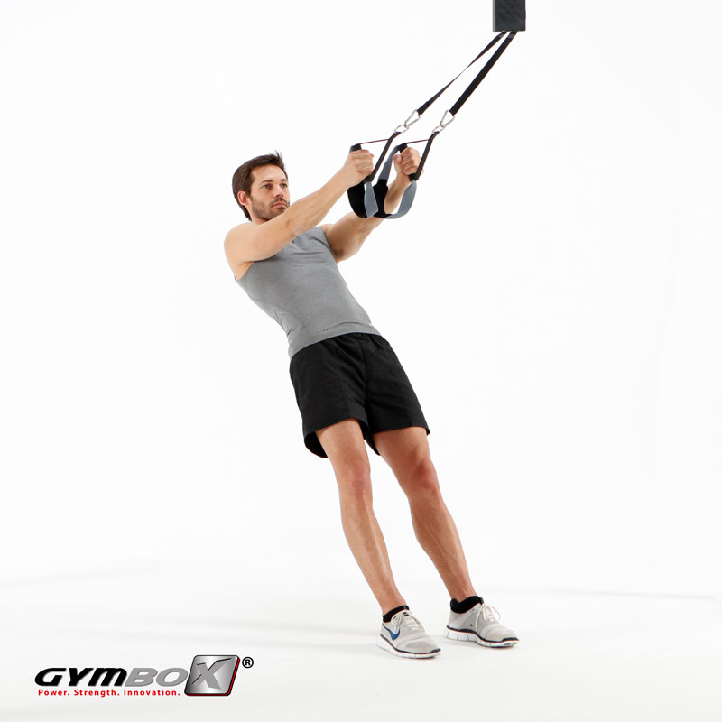 Suspension Training LowRow exercise for a healthy back