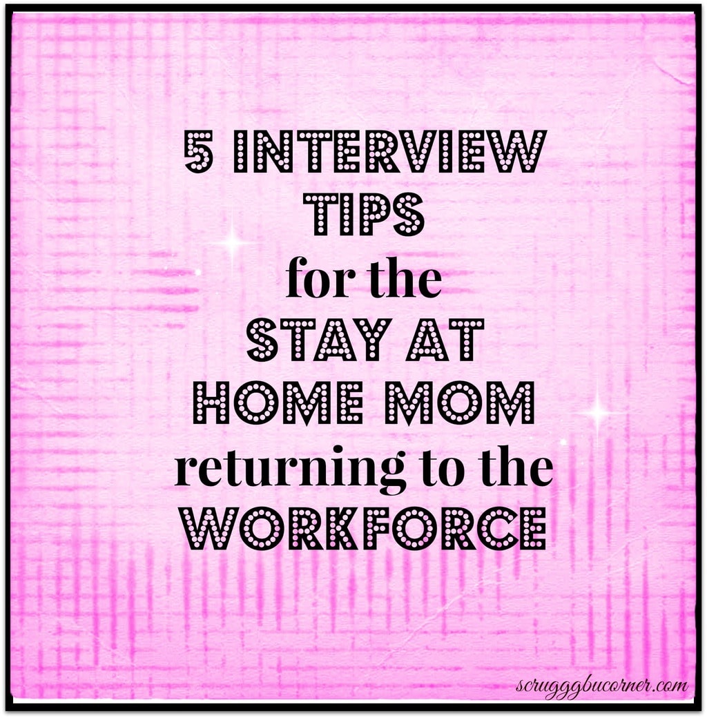 So you're going back to work? 5 Interview Tips for the ... (1024 x 1040 Pixel)