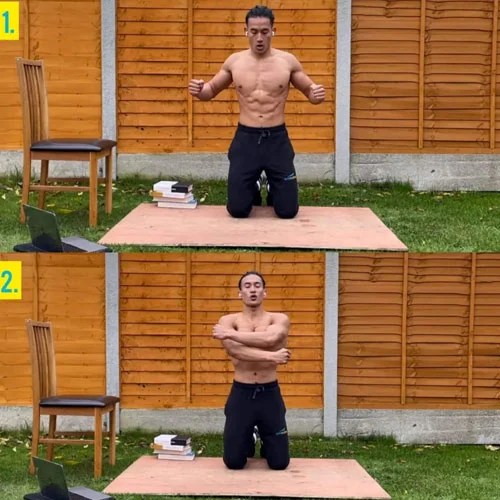 Inner Chest Workout How to Train Your Chest At Home Gymless