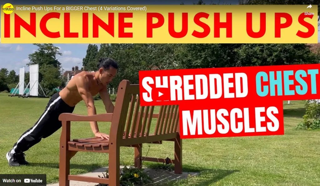 Incline Push Ups How to do Incline Push Ups Gymless