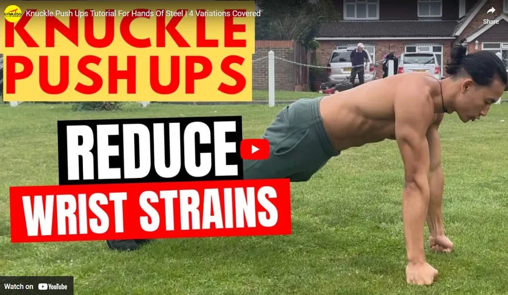 Knuckle Push Ups How to do Knuckle Push ups Gymless